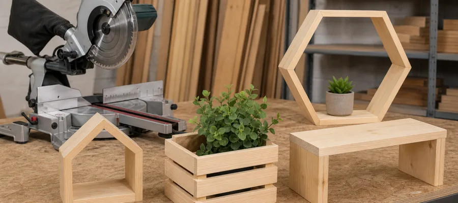 Einsteigerprojekte mit der Kappsaege: einfache Moebel und Deko bauen